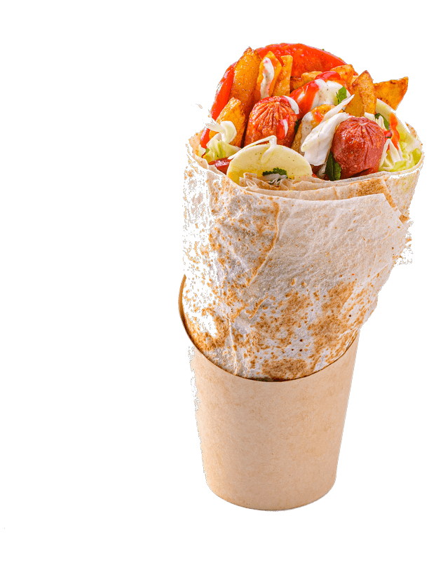 Afghani Chicken Wrap